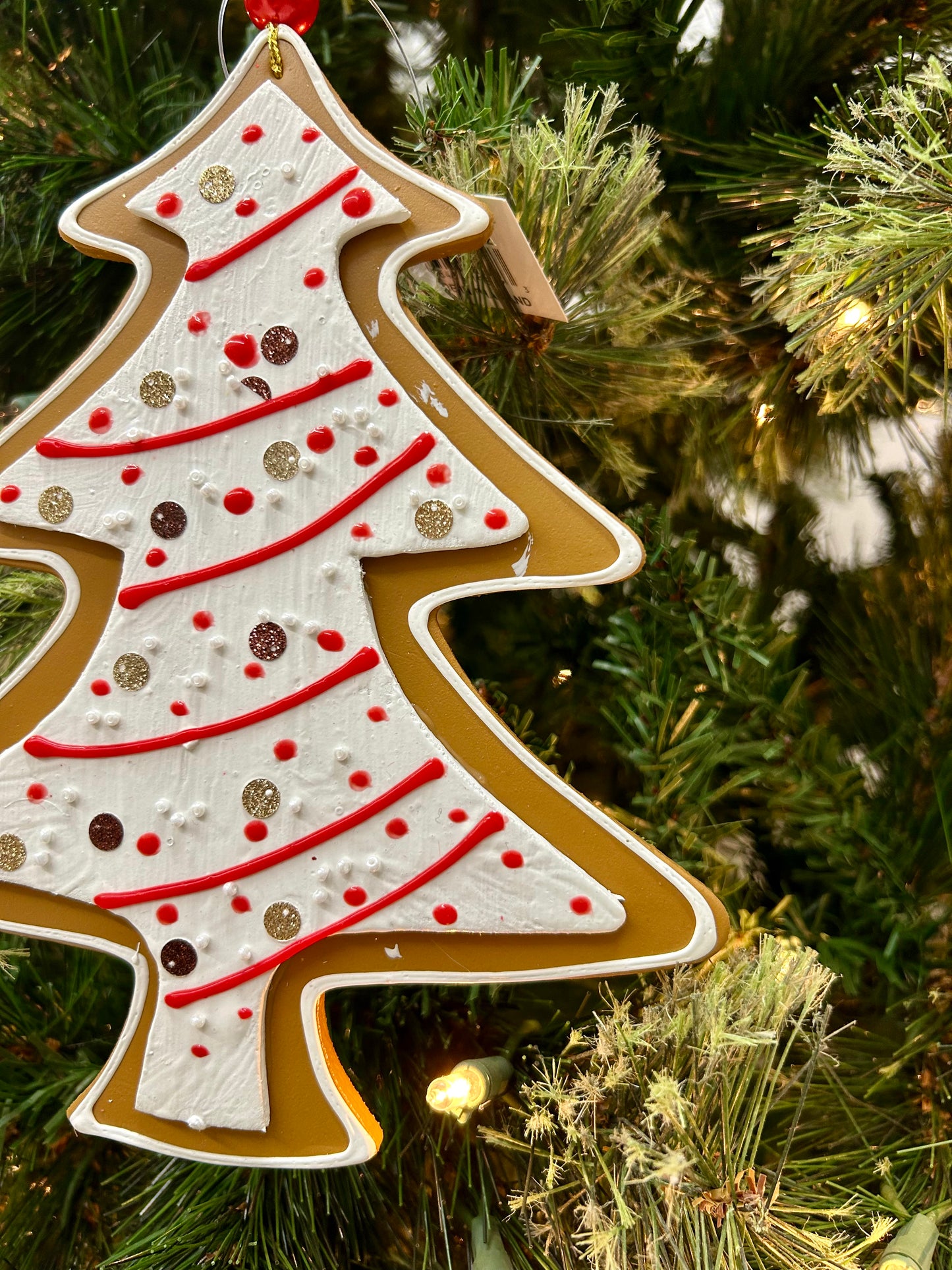 8 Inch Gingerbread Tree Ornament