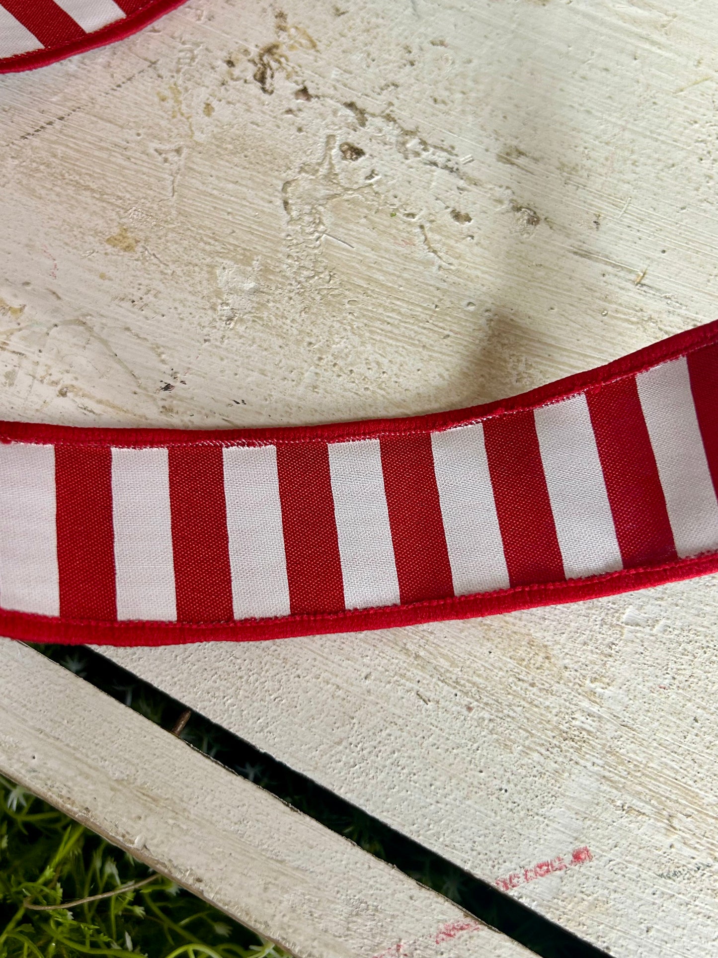 1.5 Inch By 10 Yard Red White And Royal Blue Stars And Striped Fused Back Ribbon