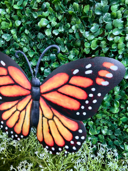 Metal Embossed Monarch Sign