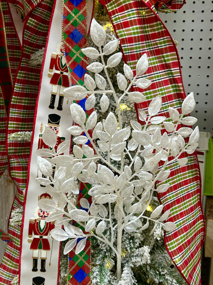 24 Inch Cream Mini Leaf Spray