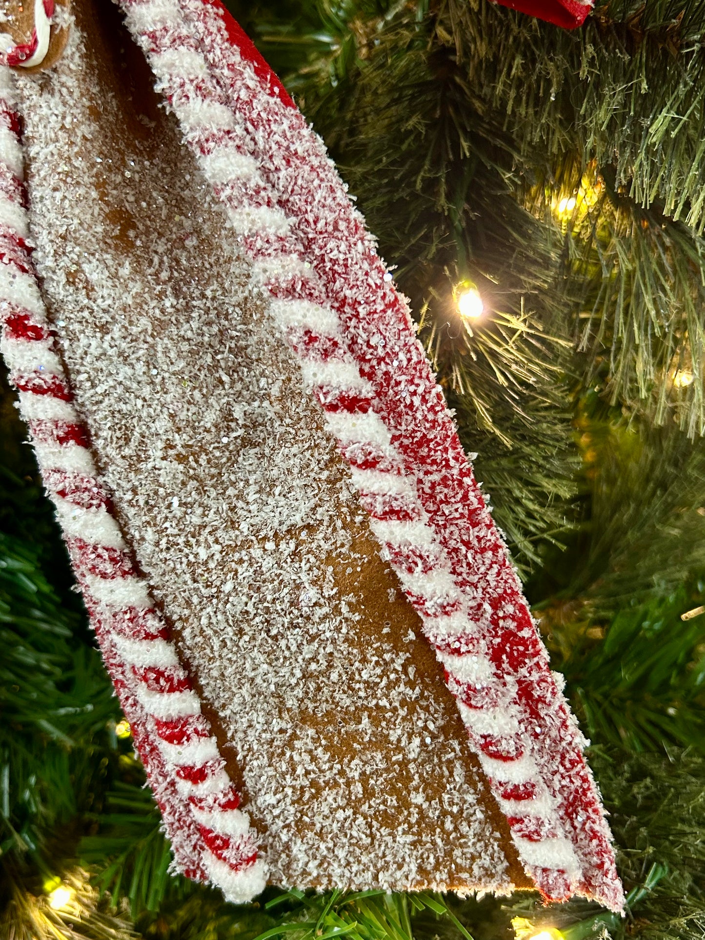 15 Inch Sugar And Spice Gingerbread Bow