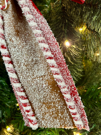 15 Inch Sugar And Spice Gingerbread Bow