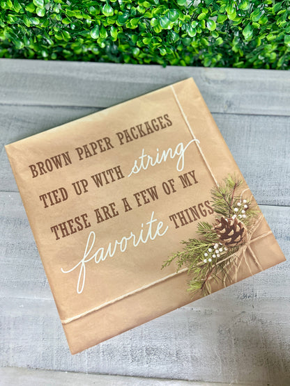 10 Inch Square A Few Of My Favorite Things Wood Sign