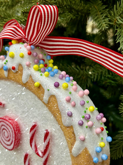 9.25 Inch Holiday Gingerbread Ornament Three Styles