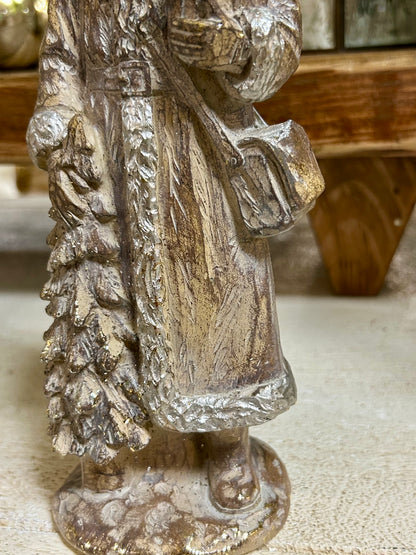 9.65 Inch Resin Holiday Santa Two Styles