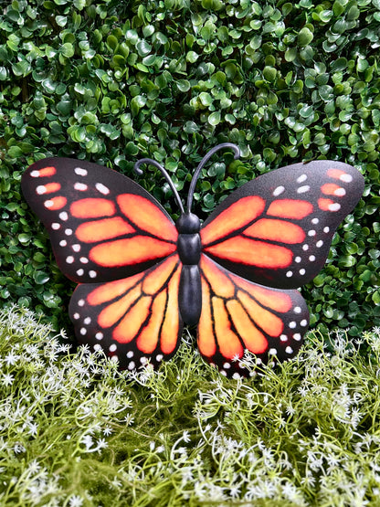 Metal Embossed Monarch Sign