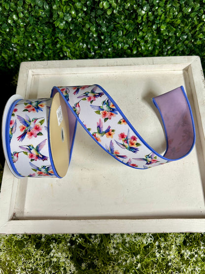 2.5 Inch By 10 Yard Hummingbird Ribbon