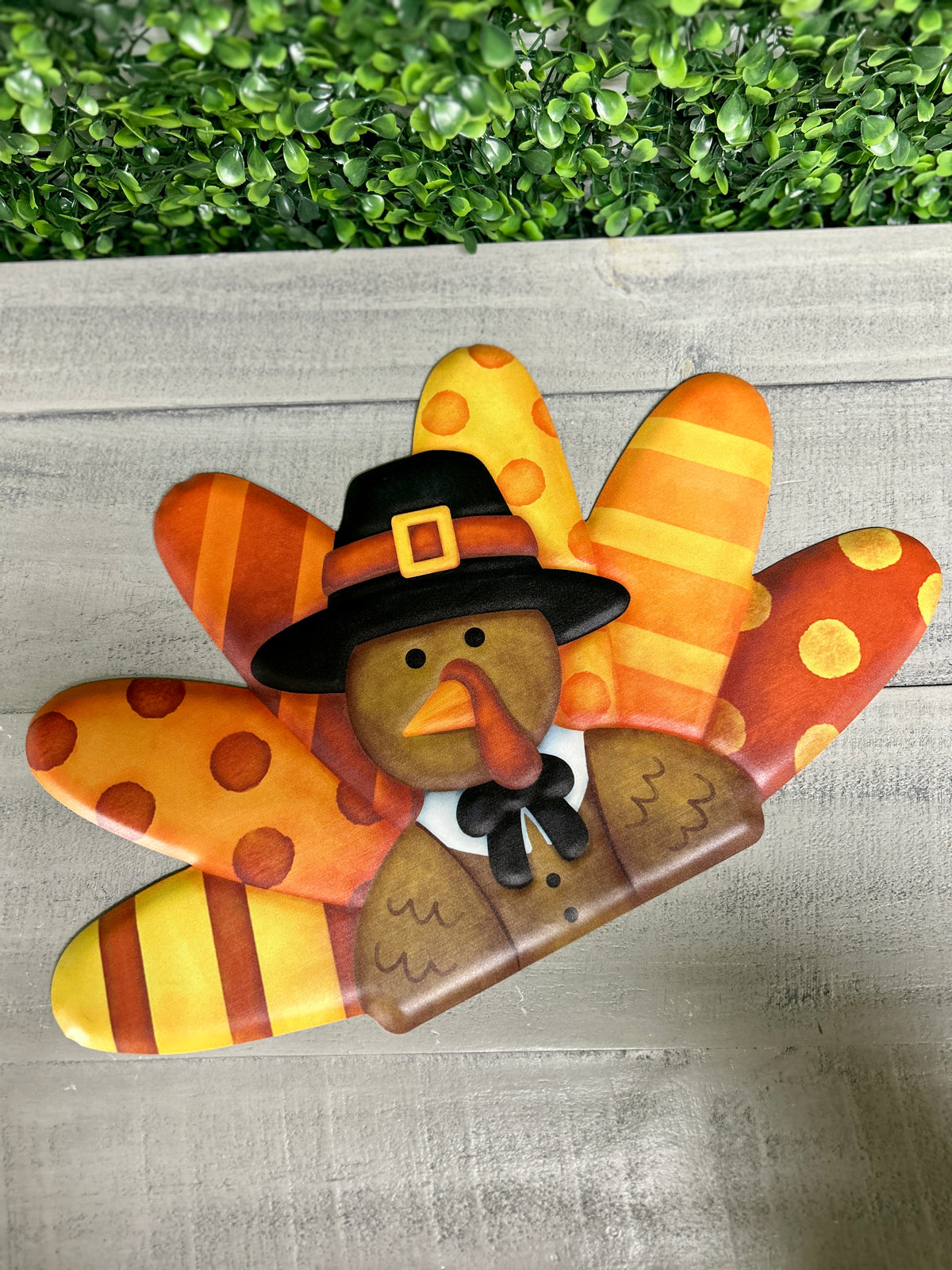 14 Inch Embossed Turkey Sign