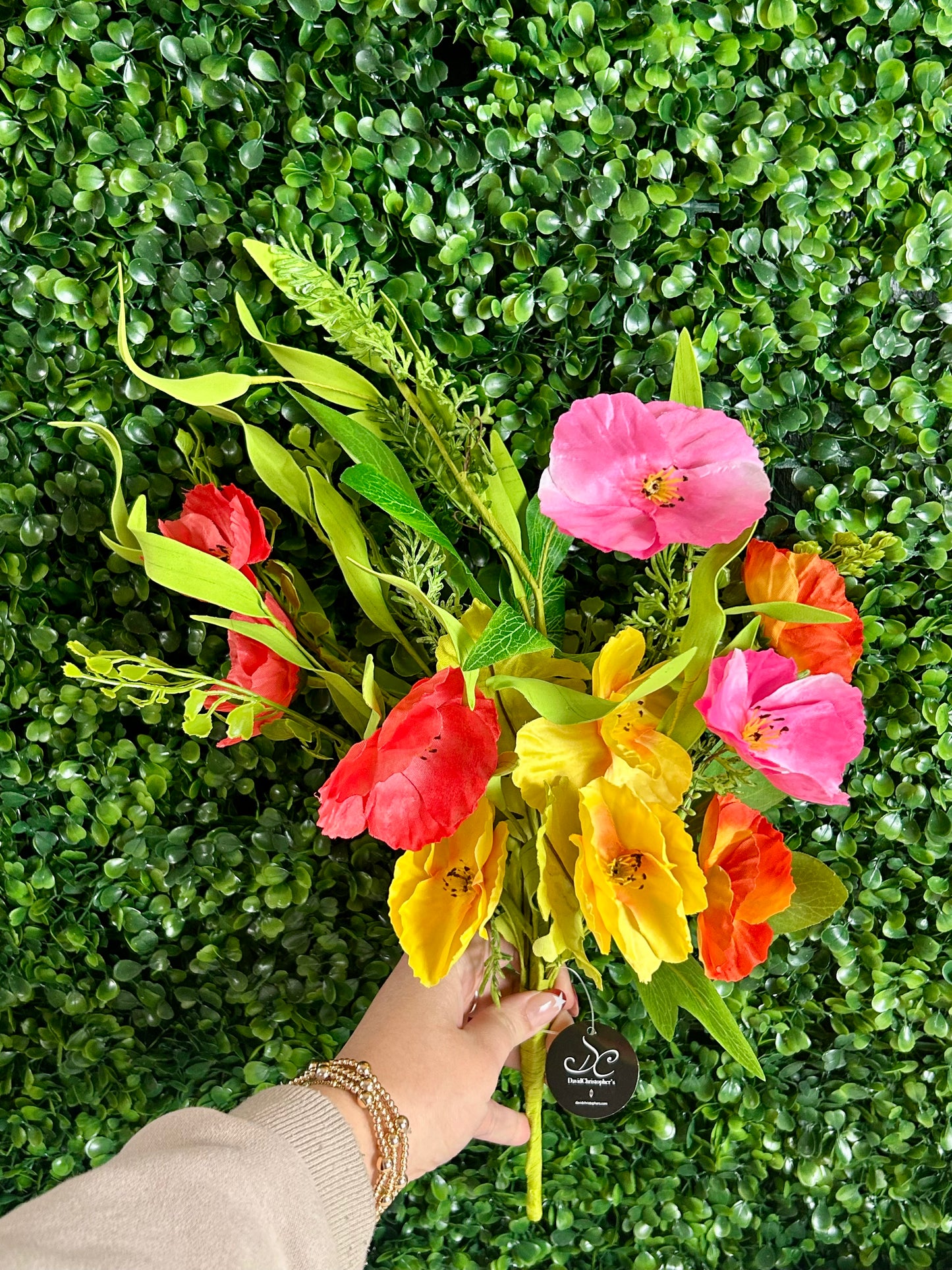 17 Inch Vibrant Passion Poppy Bush