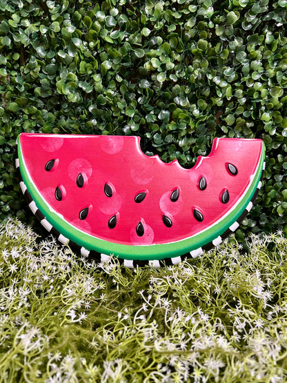 12 Inch Embossed Polka Dot Watermelon Sign