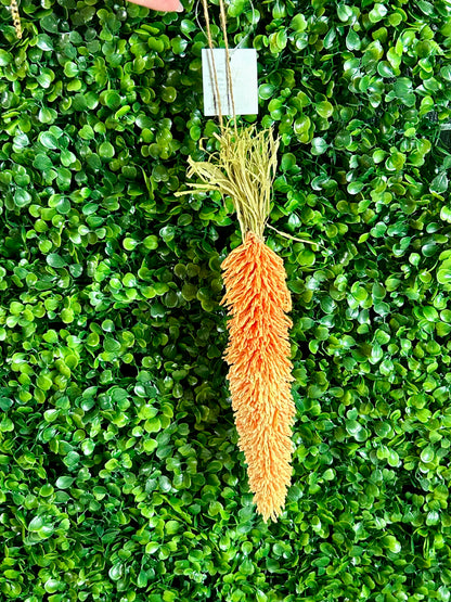 11 Inch Handcrafted Carrot Ornament