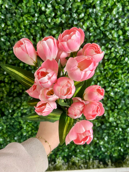 18.5 Inch Pink Crocus Bush