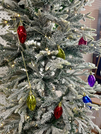 6 Foot Antique Look Large Light Bulb Garland