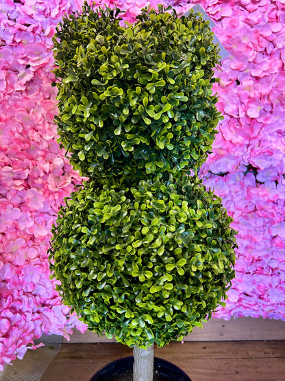 33.5 Inch Boxwood Bunny Topiary Potted Tree