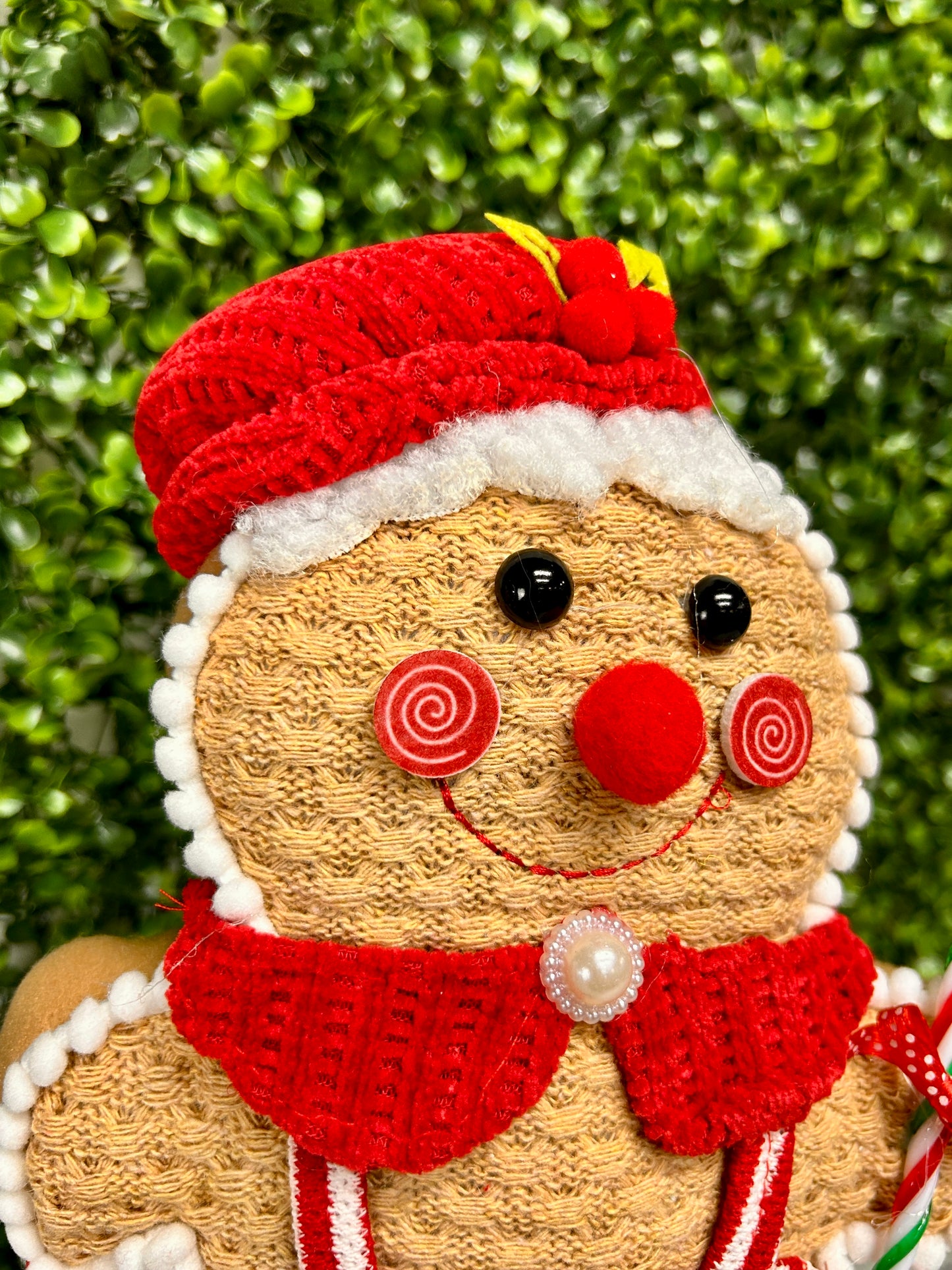 12.9 Inch Standing Holiday Gingerbread Man Two Assorted