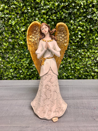10 Inch Standing Resin Angels Three Assorted