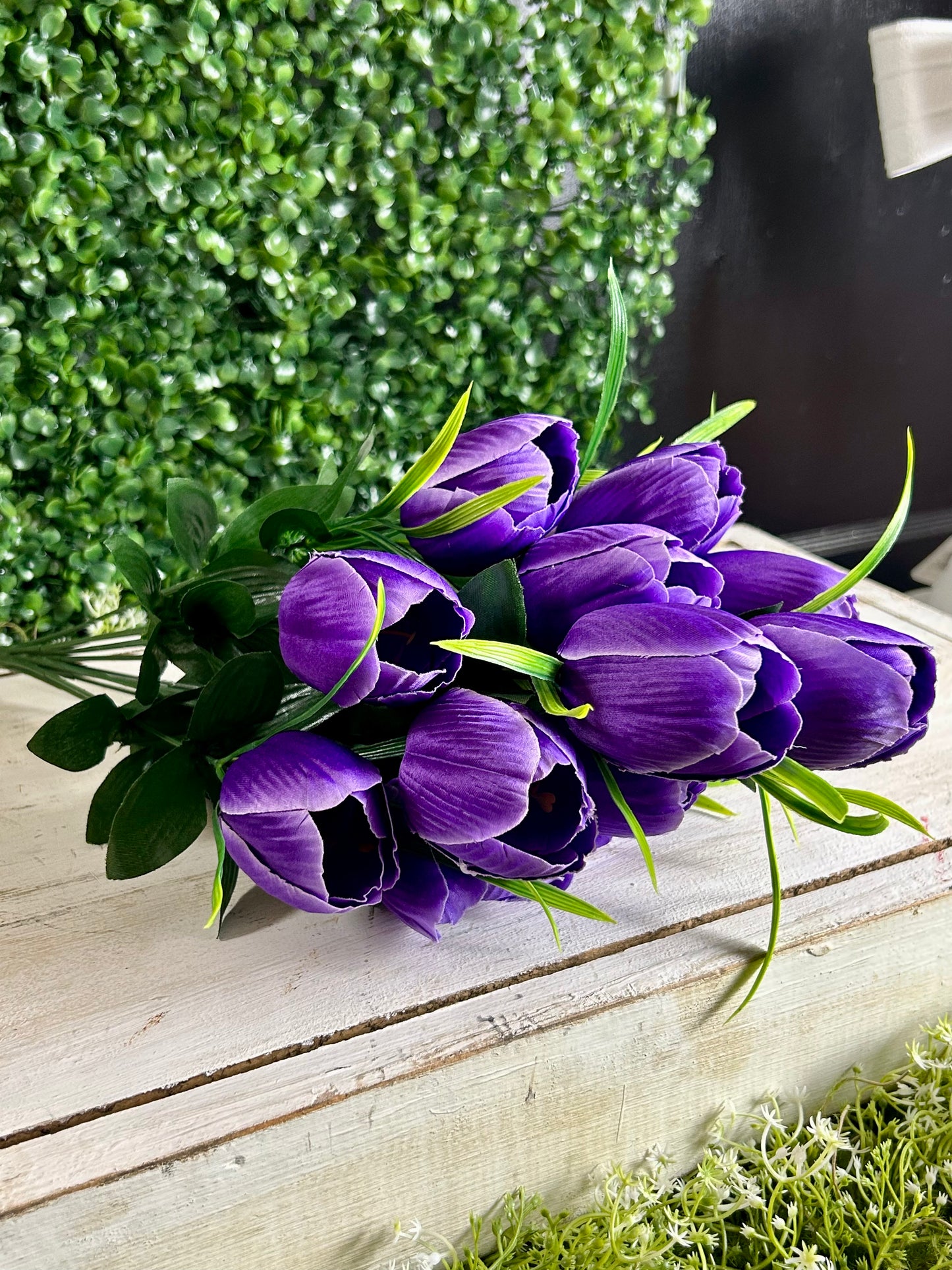 19 Inch Purple Tulip Bush