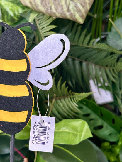 16.75 Inch Felt Bumblebee Pick