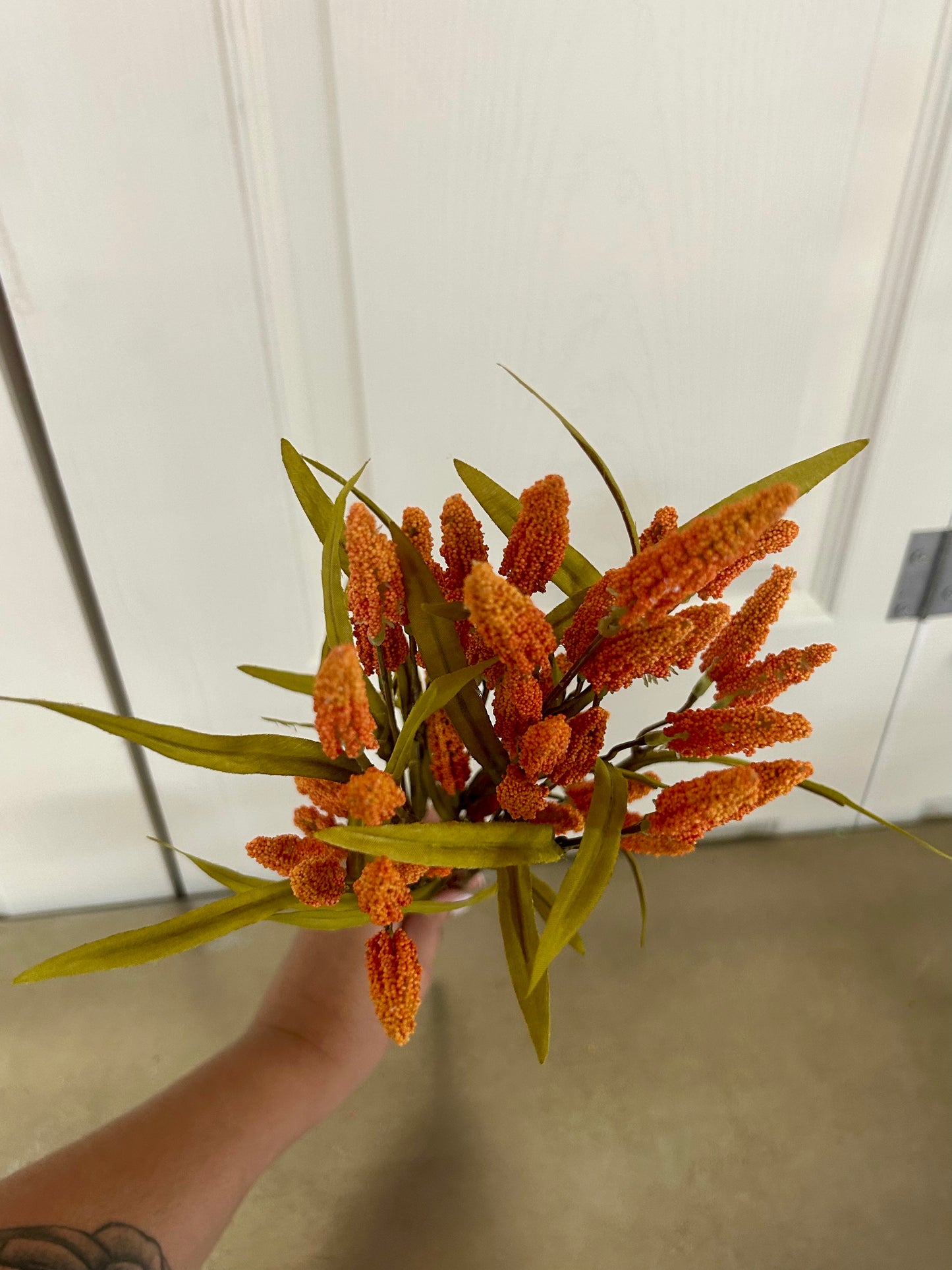22 Inch Orange Foxtail Bush