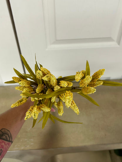 22 Inch Yellow Foxtail Bush