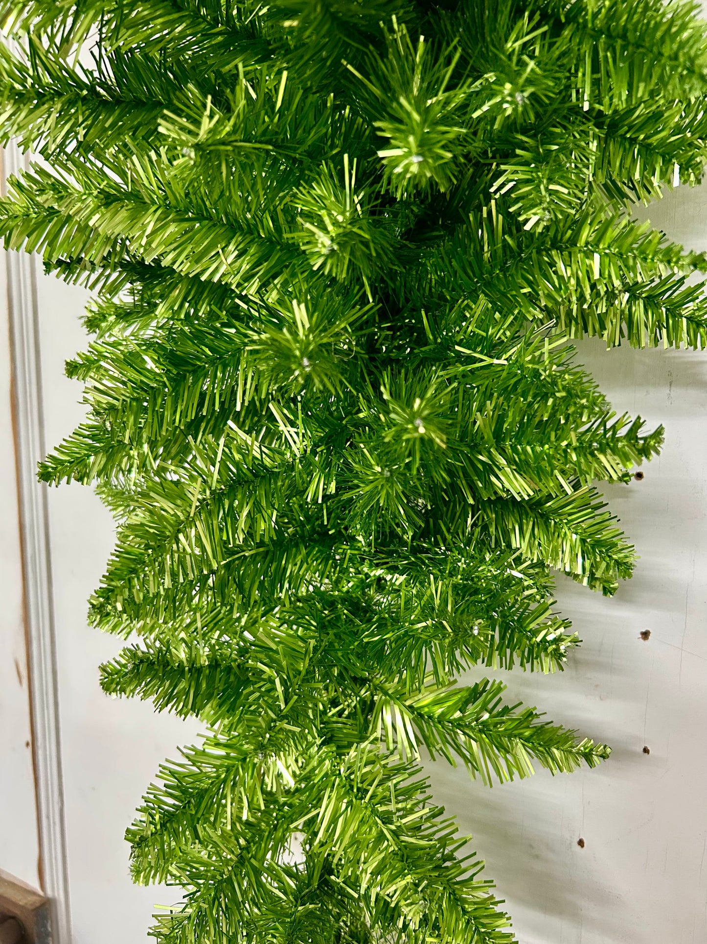 30 Inch Metallic Green Teardrop