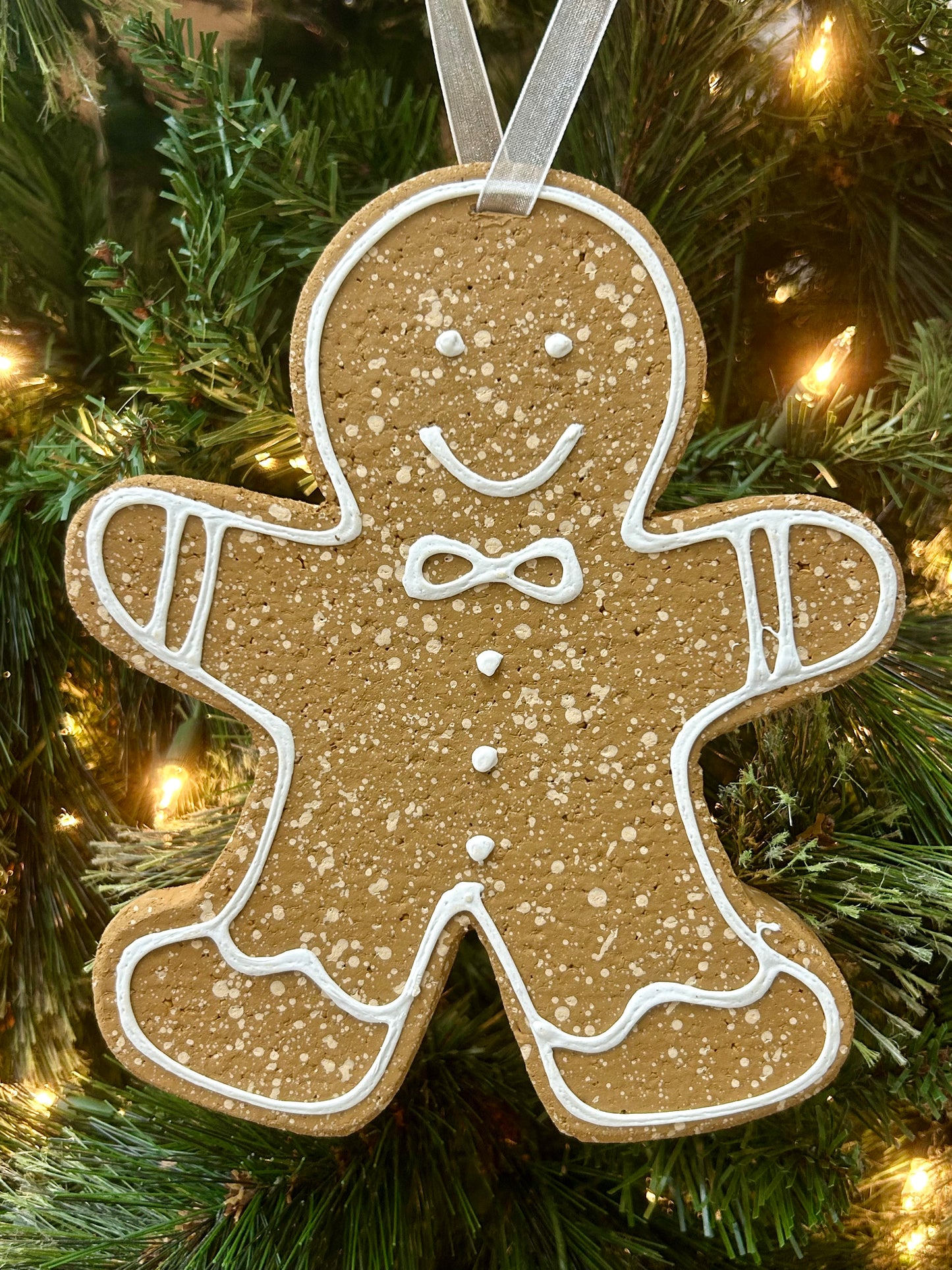 8 Inch Jumbo Gingerbread Ornament Three Styles