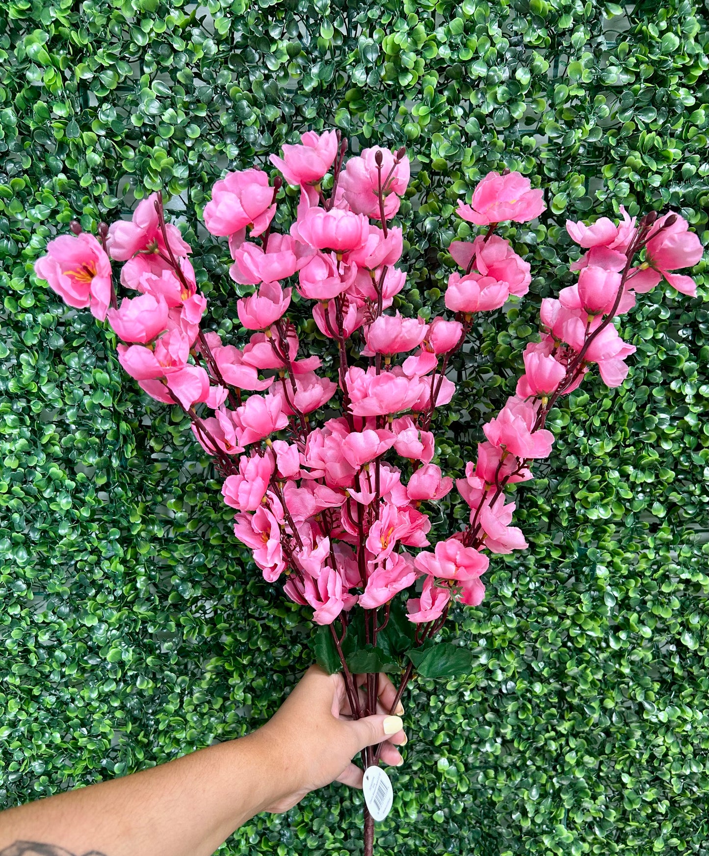 18 Inch Pink Cherry Blossom Bush