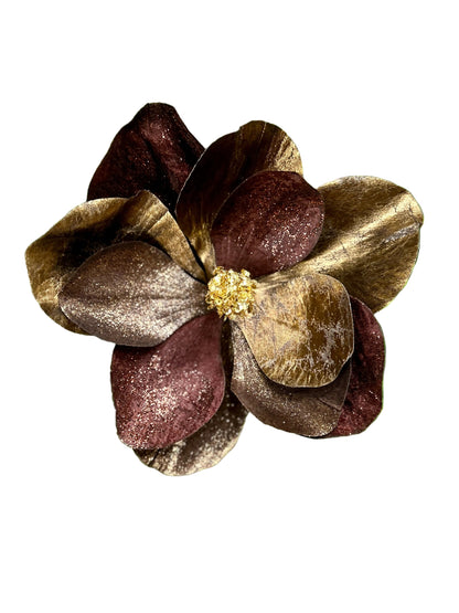 24 Inch Brown Magnolia Spray