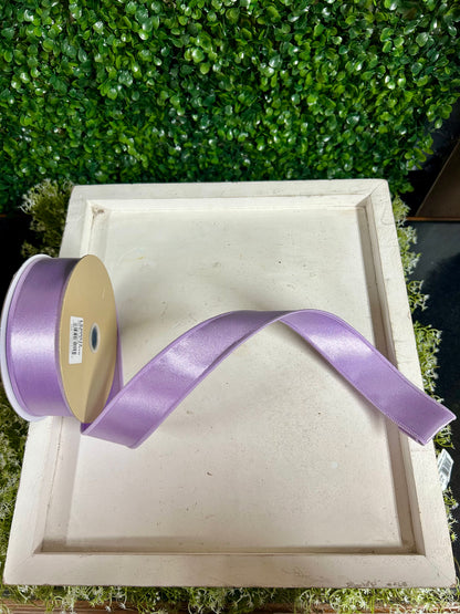 1.5 Inch By 10 Yard Lavender Satin Fused Ribbon