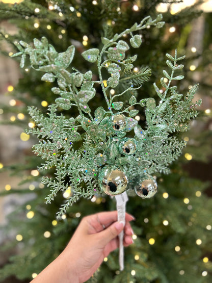 18 Inch Mint Ball Berry Spray