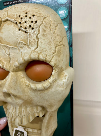 9 Inch Light Up Talking Skull Doorbell