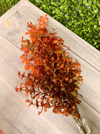 29 Inch Rust Eucalyptus Spray