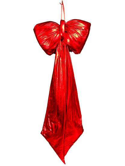 63.8 Inch Red Bow Tie