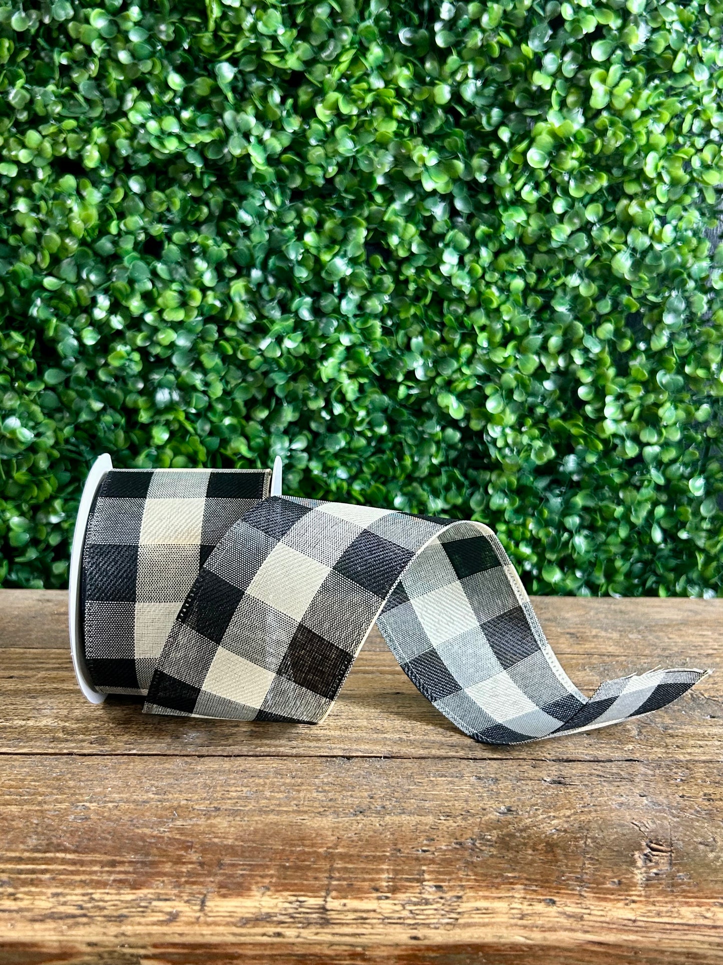 2.5 Inch By 10 Yard Country Buffalo Gingham Ribbon