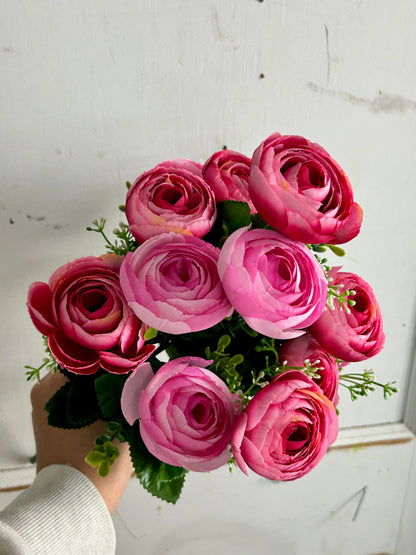 Pink And Fuchsia Ranunculus Bush
