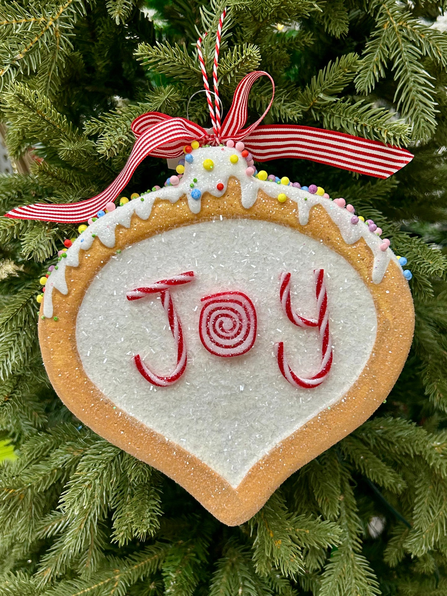 9.25 Inch Holiday Gingerbread Ornament Three Styles