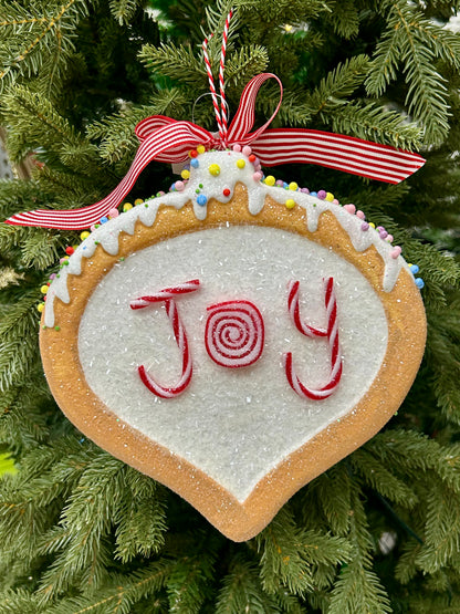 9.25 Inch Holiday Gingerbread Ornament Three Styles