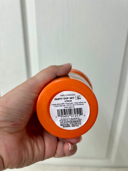 Halloween Party Cup Set Jack O Lantern
