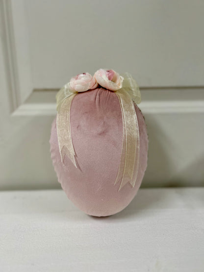 8.25 Inch Paisley And Velvet Easter Egg Two Styles