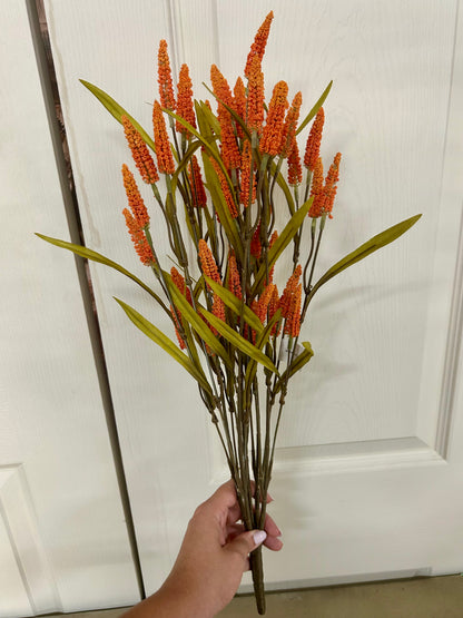 22 Inch Orange Foxtail Bush