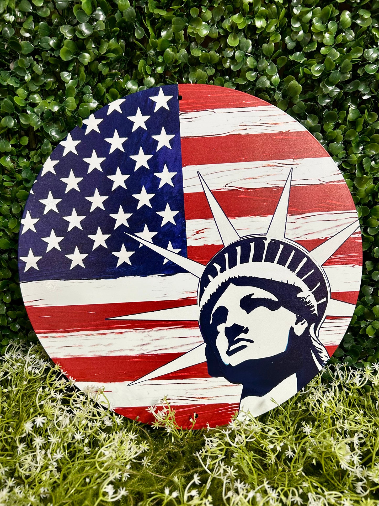 12 Inch Abstract Statue Of Liberty Sign