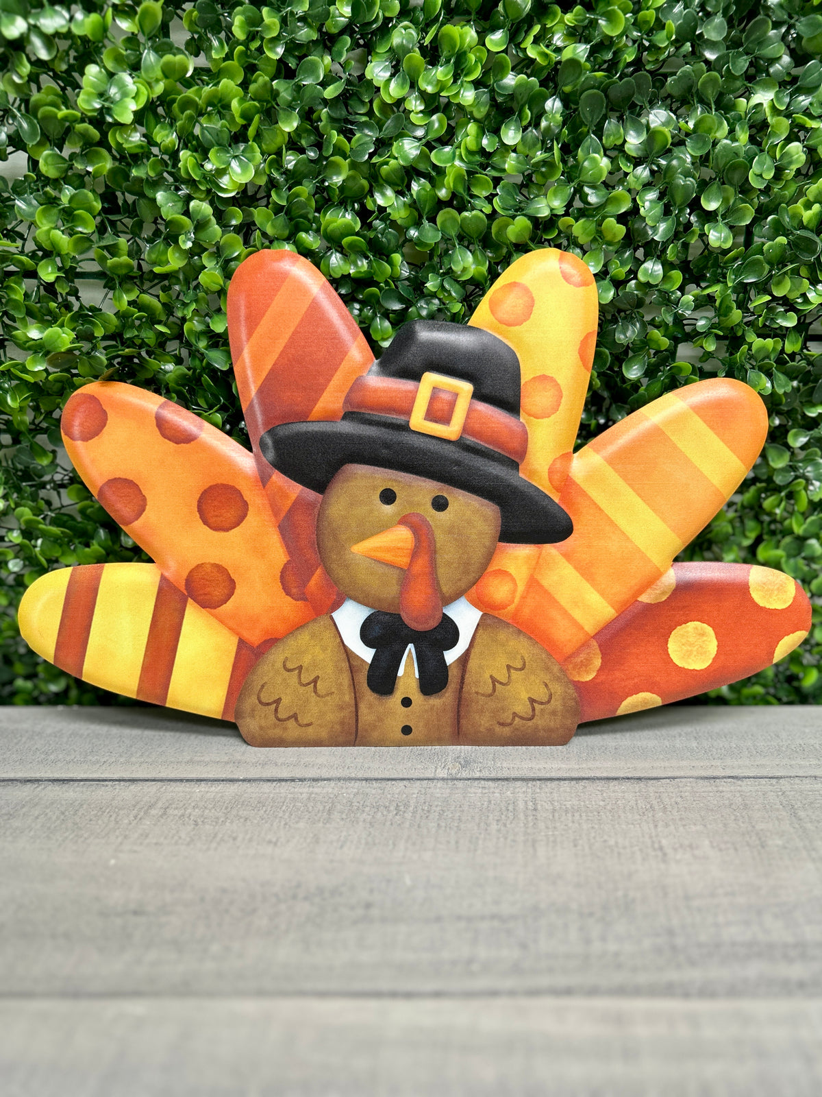 14 Inch Embossed Turkey Sign