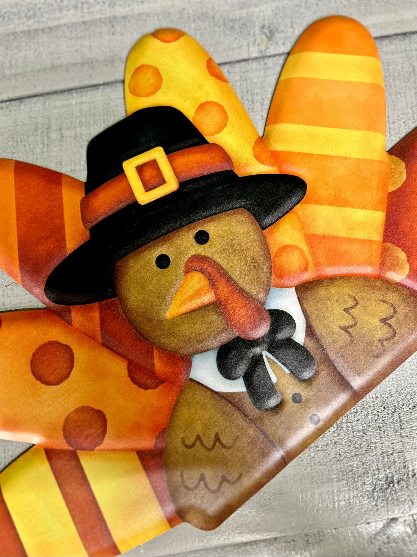 14 Inch Embossed Turkey Sign