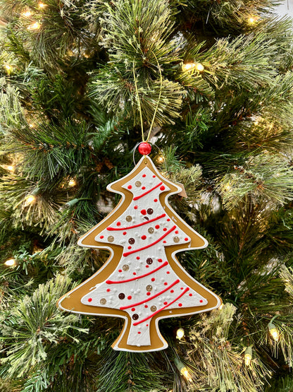 8 Inch Gingerbread Tree Ornament