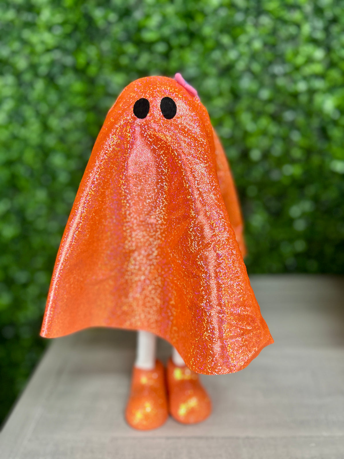 11.42 Inch Resin And Fabric Halloween Ghost Four Styles
