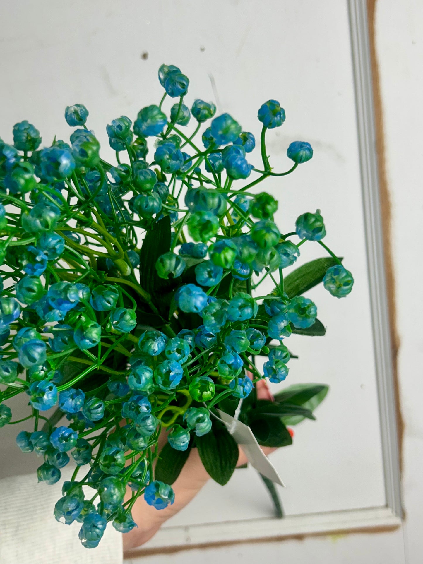 20 Inch Blue Gypso Bush