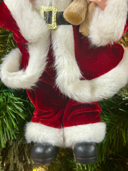 12 Inch Old St. Nick With Bear Ornament