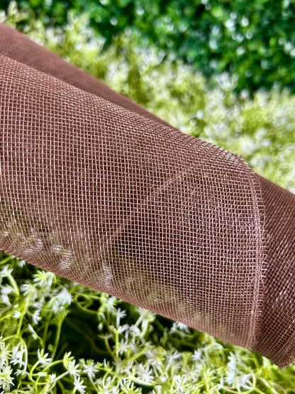 10.25 Inch By 10 Yard Chocolate Fine Weave Mesh