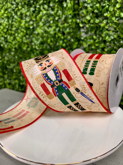 Nutcrackers On Royal Ribbon