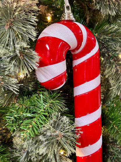 24 Inch Red And White Candy Cane Ornament